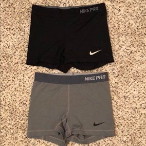 LOT OF 2 Nike Pro Spandex
